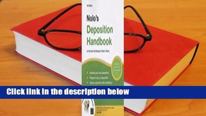 [Read] Nolo's Deposition Handbook  For Online