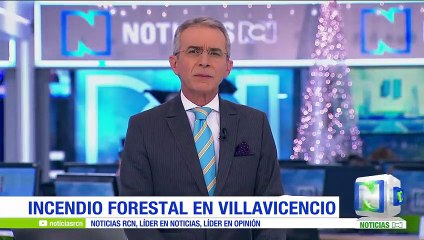 Emergencia en el barrio Industrial de Villavicencio por incendio forestal