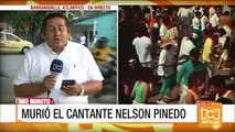 Falleció el cantante colombiano Nelson Pinedo