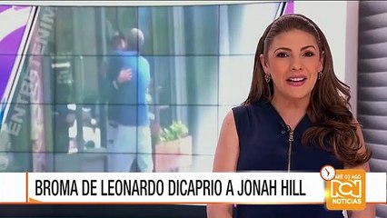 Leonardo DiCaprio le jugó divertida broma a Jonah Hill en plena calle de Nueva York