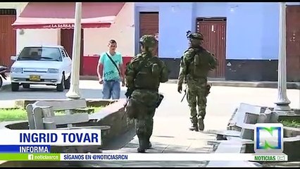 Hostigamiento a una base militar en Corinto, Cauca