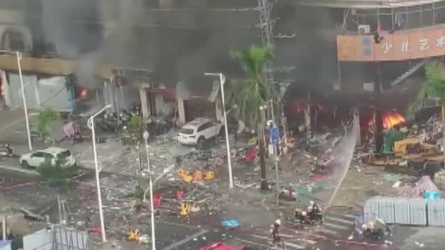 Tres heridos en una explosión de gas en China