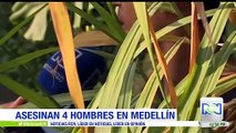 Cuatro cuerpos envueltos en sábanas fueron abandonados en Medellín