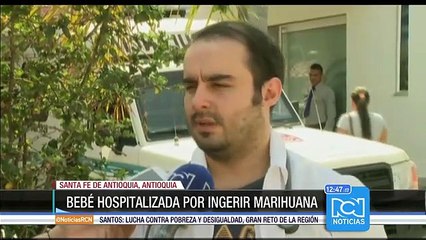 Bebé de ocho meses que ingirió marihuana está fuera de peligro