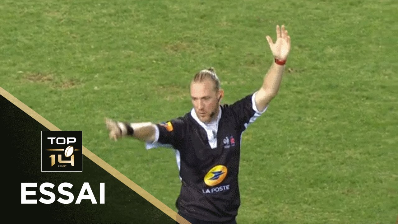 TOP 14 - Essai de PENALITE (MHR) – Montpellier - Pau - J1 - Saison 2020/2021
