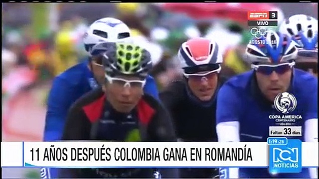 Nairo Quintana se coronó campeón del Tour de Romandía
