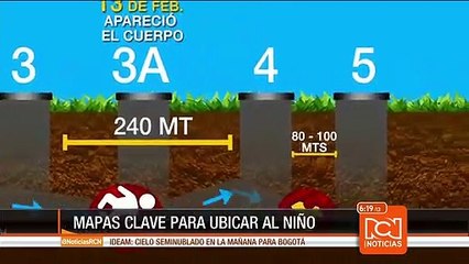 Mapas fueron clave para ubicar cuerpo que podría ser Juan Sebastián