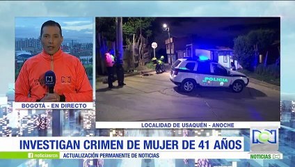 Investigan crimen de una mujer en la localidad de Usaquén en Bogotá