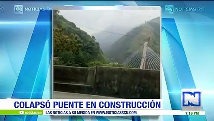 En video aficionado quedó registrado el colapso del puente Chirajara