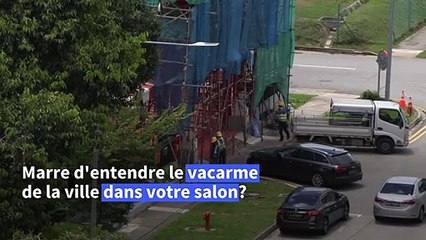 Singapour: un "bouclier acoustique" contre le vacarme urbain