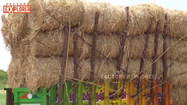 How? Round Straw Baler Machine works? | Straw Bundling Machine | Factory Explorer