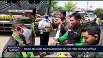 Razia Masker, Warga Dikenai Sanksi Fisik Hingga Denda