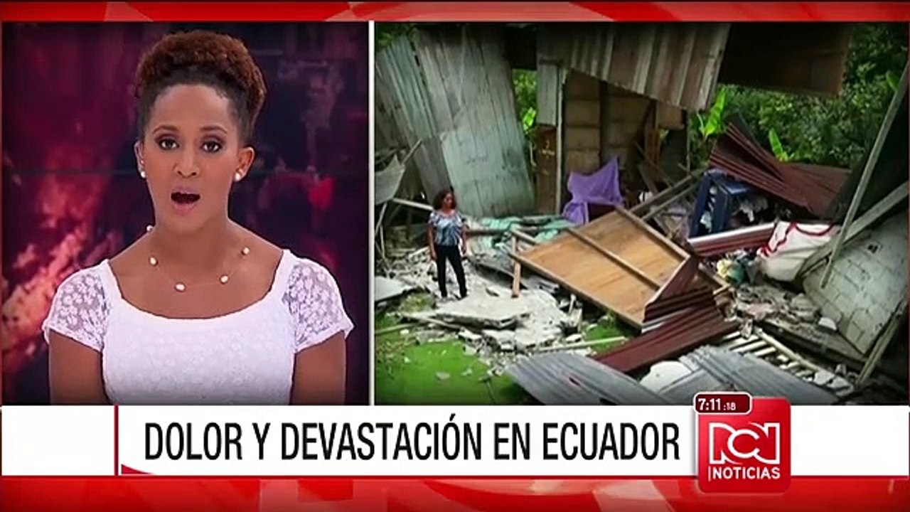 Las zonas más afectas por el terremoto en Ecuador