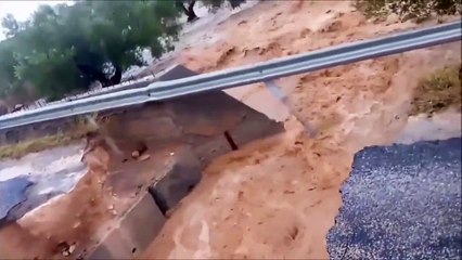 فيضانات تونس اليوم مشاهد صادمة