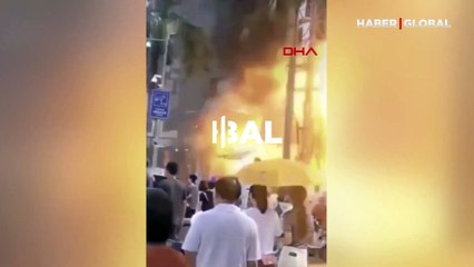 Çin'de otelde doğalgaz patlaması anbean kamerada