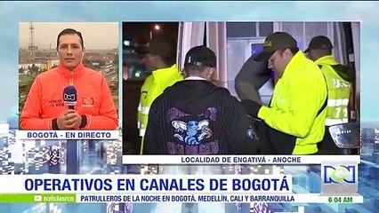 Operativos de la Policía en contra de la inseguridad y los rompevidrios en Bogotá