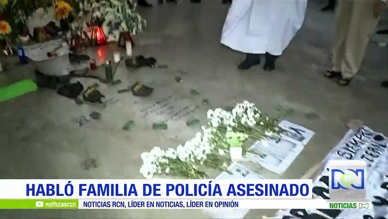 Padre de policía asesinado en atentado en Barranquilla revive los últimos momentos de su hijo
