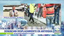 Crítica situación por desplazamiento forzado en Antioquia