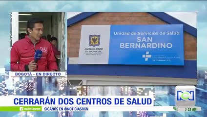Dos centros de salud serán cerrados el martes en Bosa, sur de Bogotá