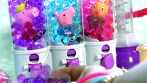 Pig George & Peppa Pig Swimming in Pool Orbeez Learn Colors with Orbeez Magically Grows in Water
