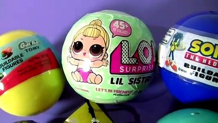 Descargar video: TOYS SURPRISES LOL Dolls LIL SISTERS Series 2, TOY STORY, SpongeBob Chupa Chups by FUNTOYS