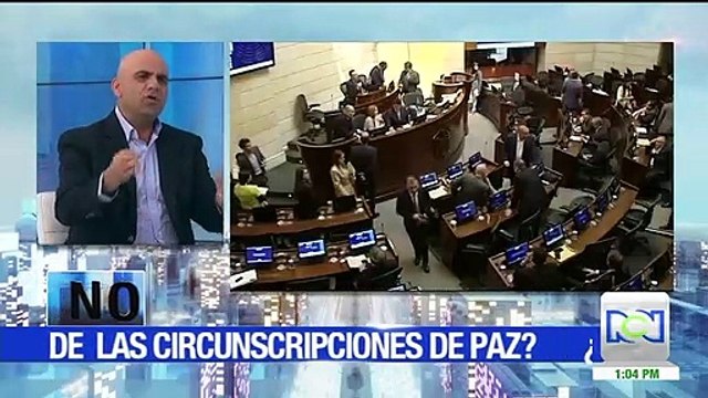 ¿Debería el presidente del Congreso dar por aprobado el proyecto de las circunscripciones de paz?