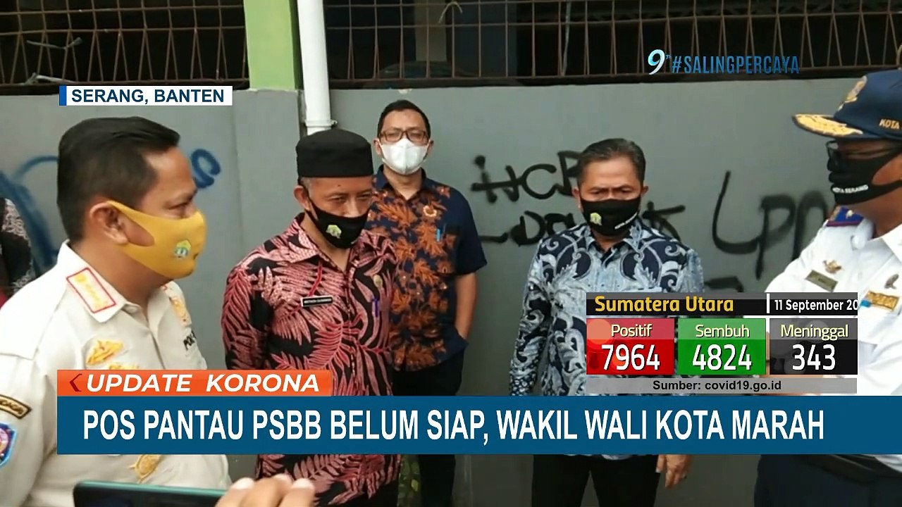 Pos Pemeriksaan PSBB Belum Siap, Wakil Wali Kota Serang Marah!