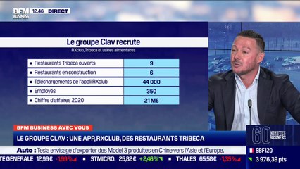 "Ils recrutent !": Le groupe Clav prévoit de recruter 250 personnes dans la restauration #BFMBusinessAvecVous