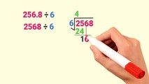 How to divide decimals by whole number easily _ Dividing decimals by whole numbe