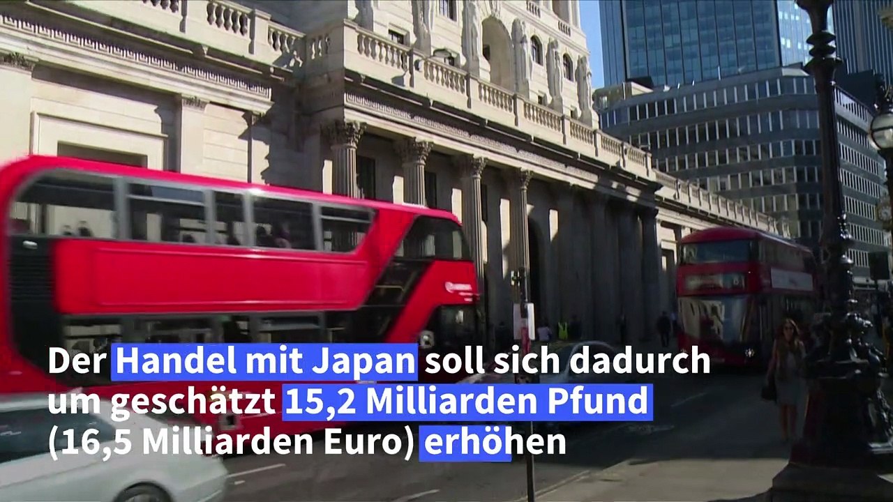 Nach Brexit: London und Tokio schließen Handelsabkommen