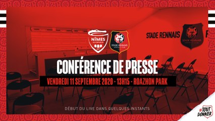 J3. #NOSRFC - Conférence de presse d'avant-match en direct du Roazhon Park