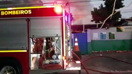 Incêndio em residência: Imóvel era vizinho a revenda de gás