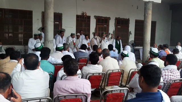 कांधला: हरियाणा में किसानों पर लाठीचार्ज का शामली में विरोध