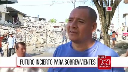"Todos quedamos traumatizados": ecuatoriano sobreviviente del terremoto