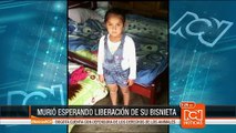 Bisabuelo de Nicole Palacios murió esperando la liberación de la niña