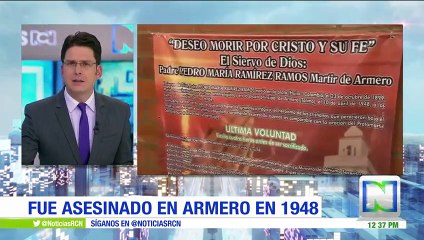 Pobladores aseguran que el padre Pedro María Ramírez sentenció una maldición sobre Armero