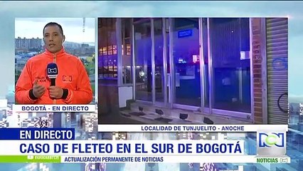 Fleteros en Bogotá chocaron su moto luego de cometer un hurto y el dinero robado se lo llevo la comunidad