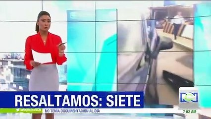 En video fue registrado conductor que arrolló a un peatón y un agente de tránsito en Bucaramanga