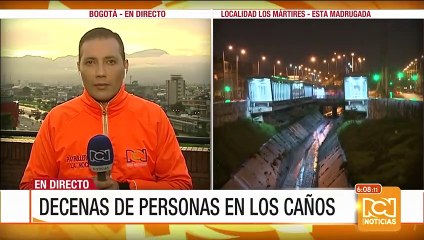 Download Video: La Policía desaloja a habitantes de calle de un caño en Bogotá