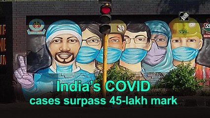 India’s Covid-19 cases surpass 45 lakh-mark