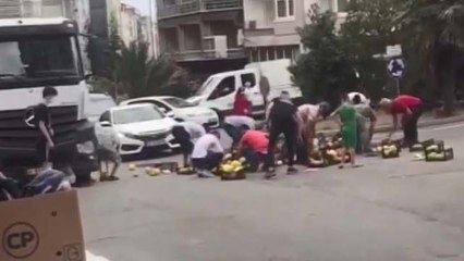 Samsun’da insanın içini ısıtan görüntüler