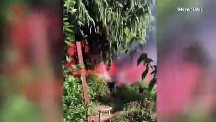 Harrowing Rescue Caught on Video: Veteran Helps Save Family From Devastating Fire in Washington