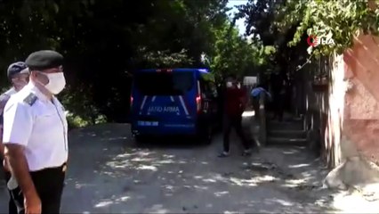 Sarımsak pazarında koronavirüs denetimi yapıldı