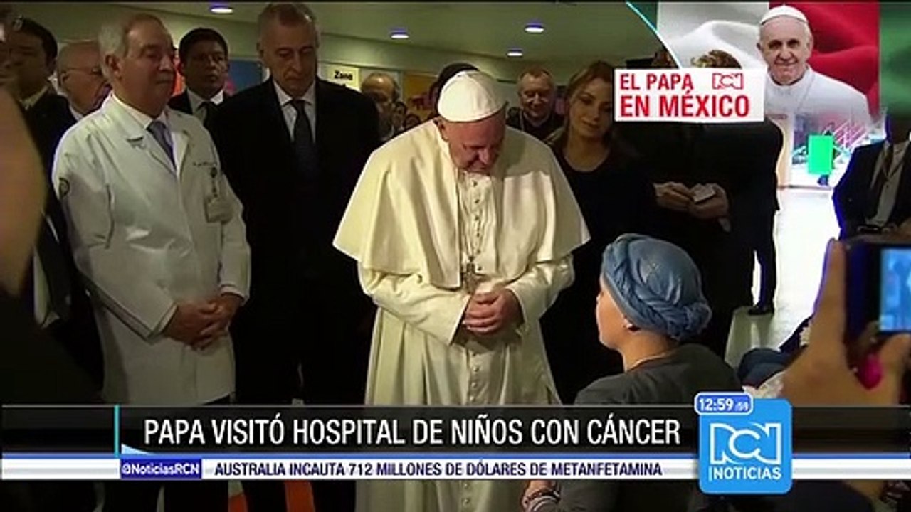 Niña con cáncer le cantó el Ave María al Papa