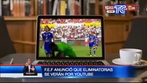 Presidente de la FEF, Francisco Egas, anunció que los partidos de eliminatorias de la selección se podrán ver desde una plataforma de videos