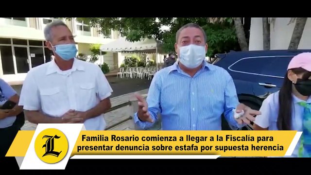 Familia Rosario comienza a llegar a la Fiscalía para presentar denuncia sobre estafa por supuesta herencia