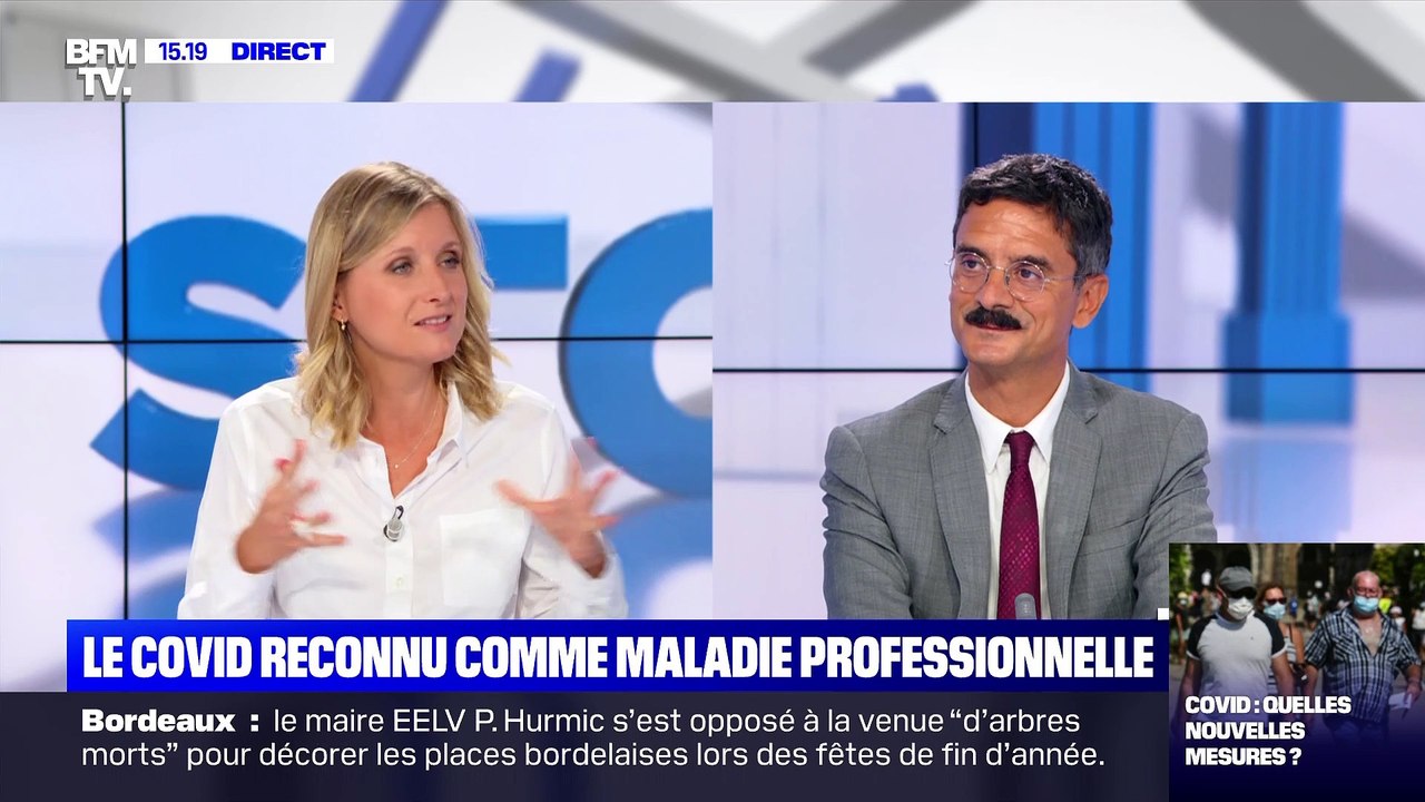Le Covid reconnu comme maladie professionnelle - 11/09