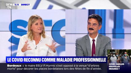 Le Covid reconnu comme maladie professionnelle - 11/09
