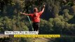 Une slackline 200 mètres d'altitude au-dessus du Tour de France