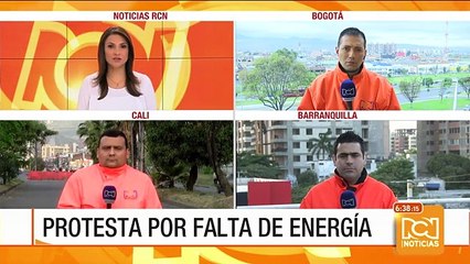 Protestas en Barraquilla por falta de energía